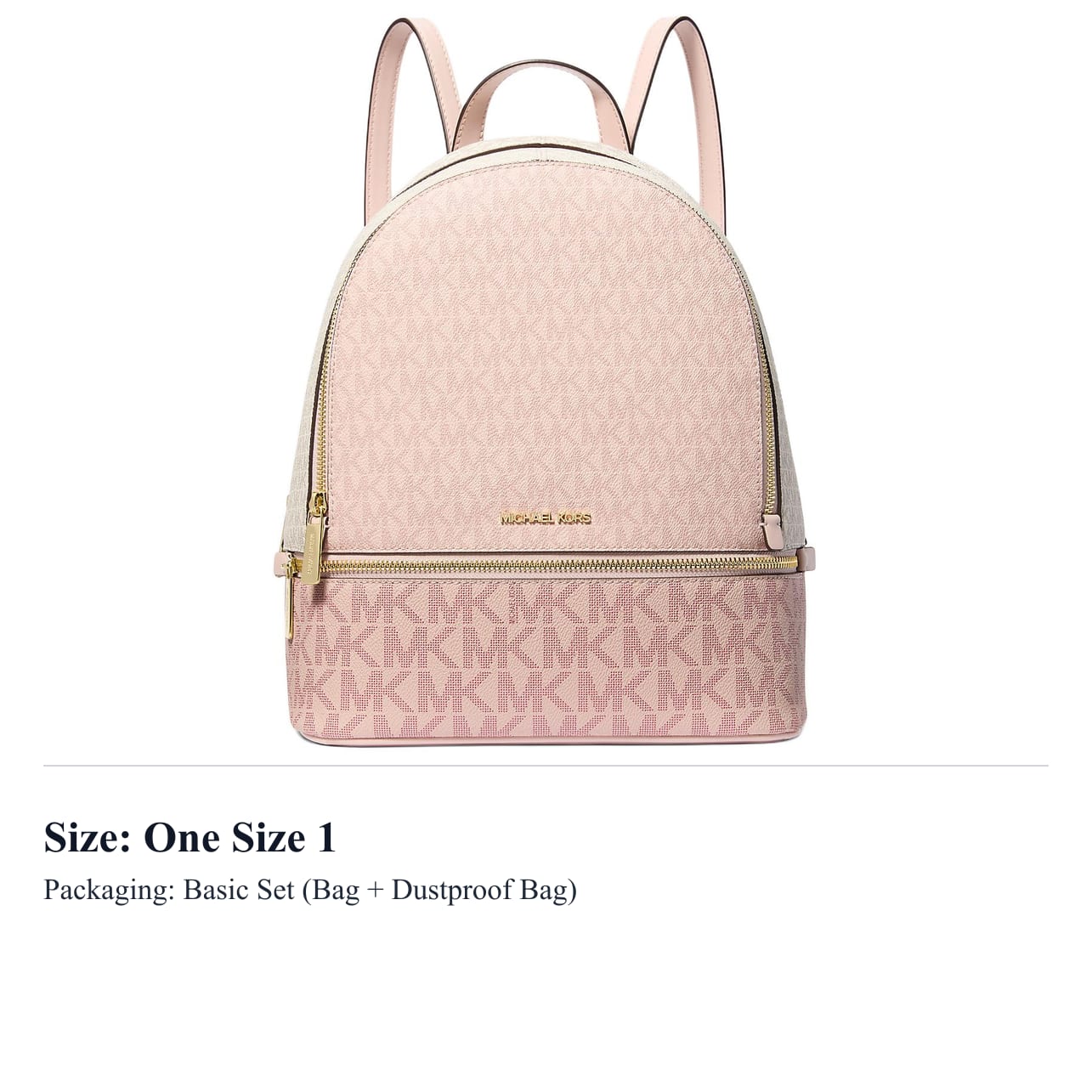 MICHAEL KORS Rhea Coated Canvas Backpack