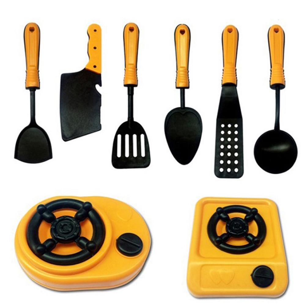 13pcs/Set Kids Simulation Cook Ware Toy, Kitchen Cooking Play Toy, Utensils Pans Pots Dishes Accessories Set, Kids Play Toy