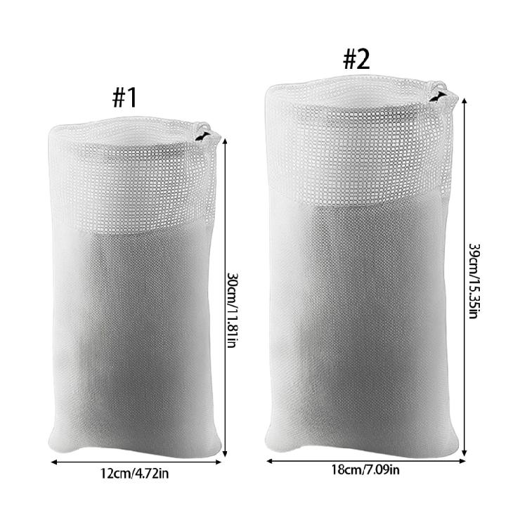 Heavy Duty Aquariums Filter Bag with Fine Weave Polyester Effectively Removes Residues and Reduces Tanks Maintenances