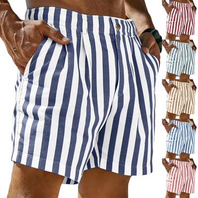 Men's Casual Shorts With Comfortable Lightweight Button Pockets And Monochrome Beach Shorts