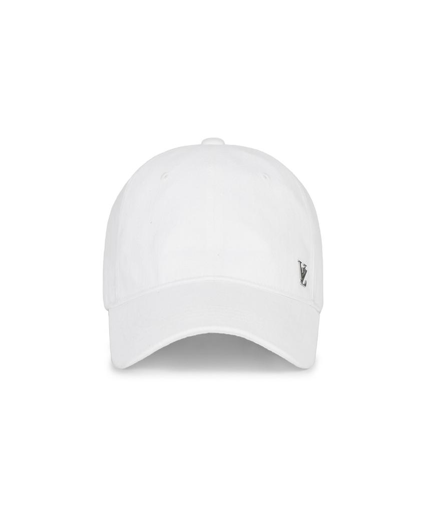 Bajal Vz Minimal Studded Ball Cap White