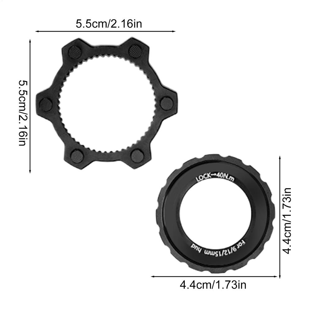 

Centerlock 6-hole Adapter Center Lock Adapter Bike Brake Rotors For Cycling Outdoor Sports Travel Picnic Workout Sports Fitness чорний