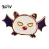 Ghost Enamel Pin Spooky Halloween Brooch Pin, Pumpkin Skull Haunted House Decorative Accessory for Sweaters Coats Bags Hats