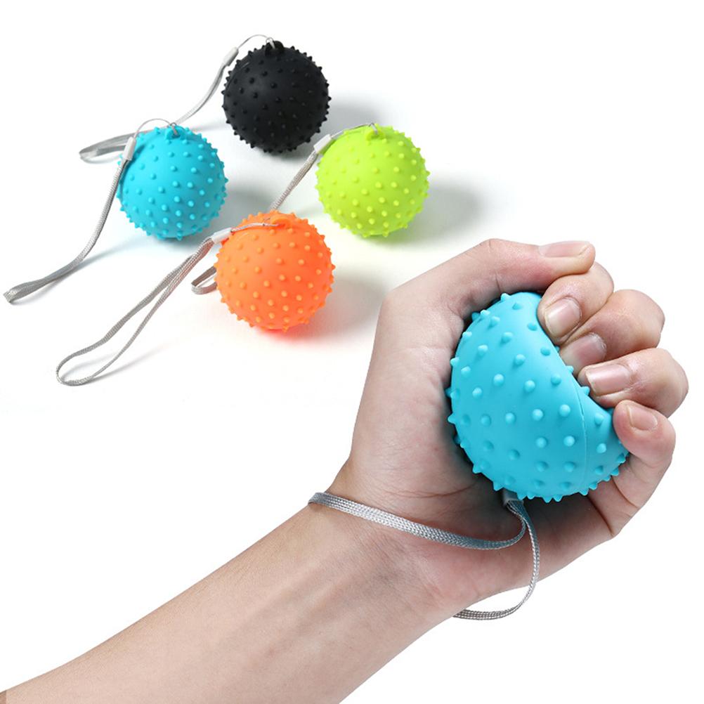 Fitness Massage Griffball Stressabbau Spielzeug Hand Finger Trainer Dekompressionsball Fitnessgerät Zufällige Farbe