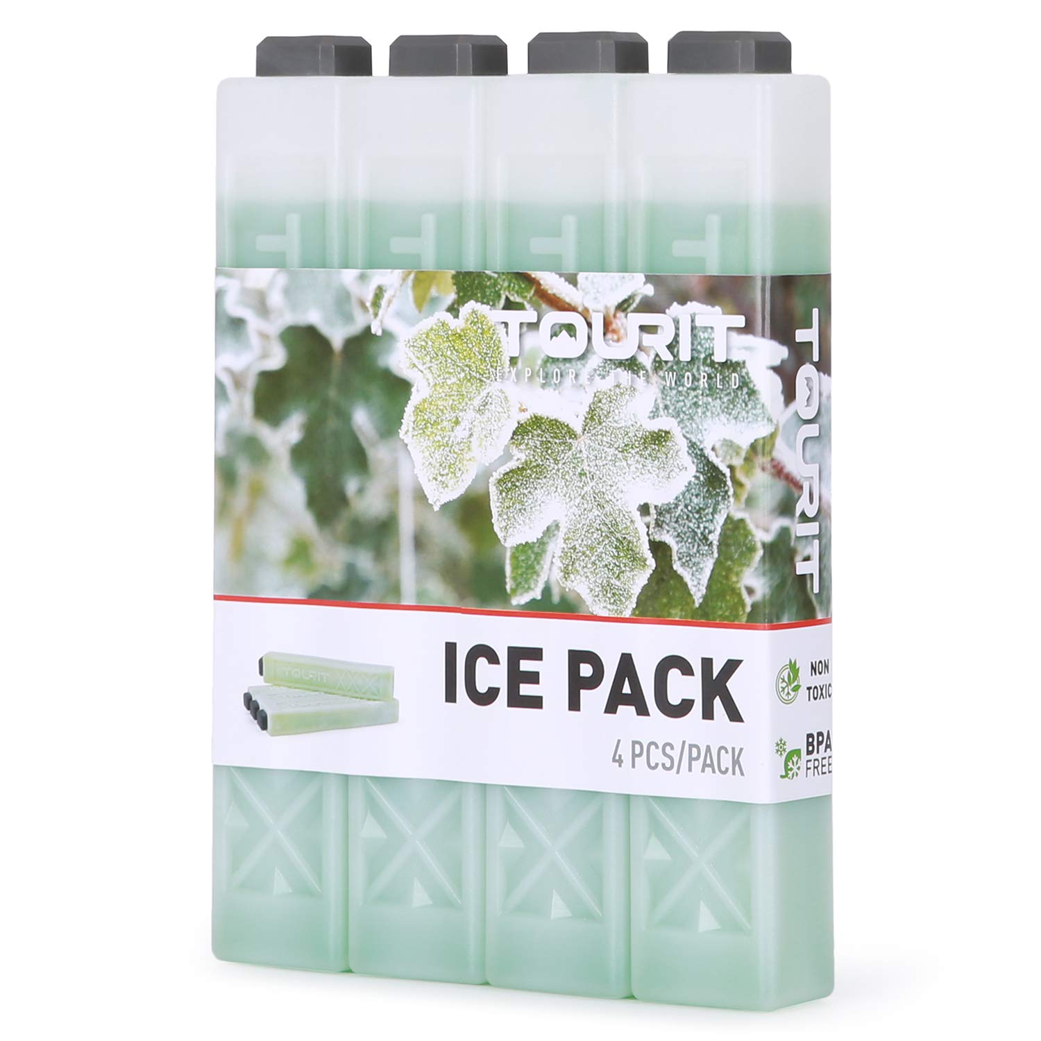 

TOURIT Ice pack, long-lasting, reusable, 4812 piece set, stick type