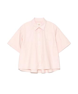 LEE Women'S Crop Short Sleeve Shirt Light Pink
