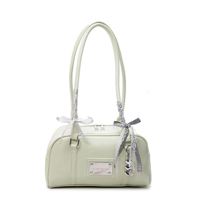 

Модная универсальная женская новая повседневная сумка на плечо/подмышку no pendant зелёный