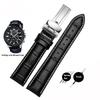 20mm 22mm Genuine Leather Watchband Casio BEM-501 506 307 EDIFICE Series EFB-530 MTP-1303 Watch Band Bracelet Strap Black Brown