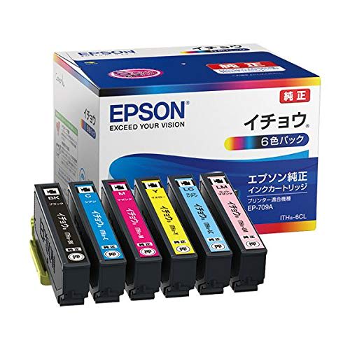 Epson ink cartridge Ginkgo 6 color pack ITH-6CL 1 box (6 pieces: 1 piece of each color)