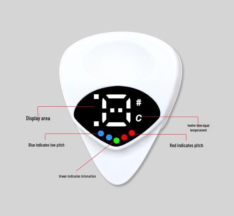 Two-in-One Twelve-Tone Guitar & Ukulele Tuner