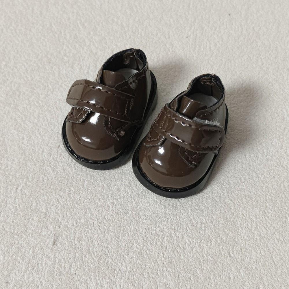 with Stickers Leather Shoes 3.8cm Length Shoes Outfit Accessories For 15/17cm Doll Decoration