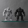 3D Printed Stone Gorilla Statue, Rock Muscle Figure with Heavy Base, Creative Desk Decor, Home Office Ornament, Unique Gift for Men Boys