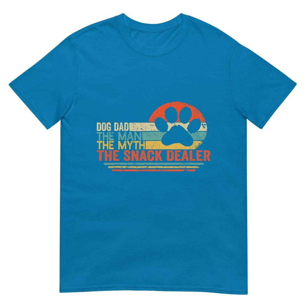 Vintage Dog Dad The Unisex The Myth Snack Dealer Father Day Tshirt