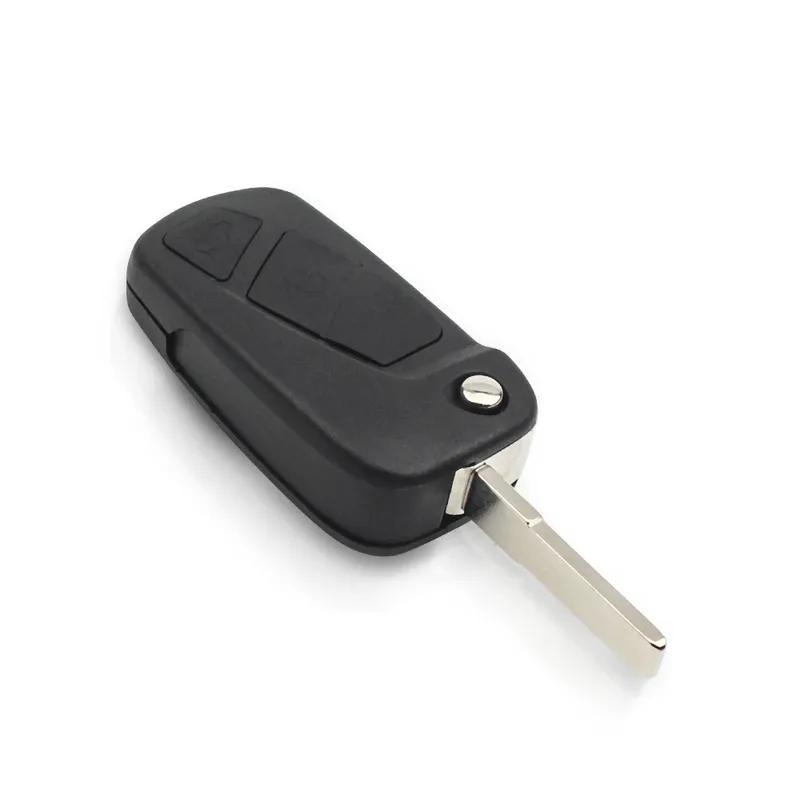 KEYYOU Ny 3-knapps Fällbar Flip Fjärrkontroll Bilnyckel Skal För Ford KA Hållare 2008 2009 2010 2011 2012 2013 2014 2015 2016 Fob Fodral