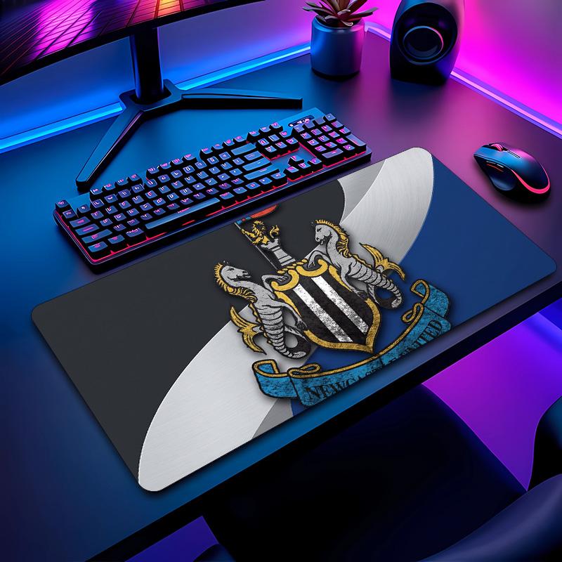 Newcastle United Football Print Mouse Pad Non?Slip Rubber Desk Mat Waterproof Gaming Mousepad For Laptop Office Desktop