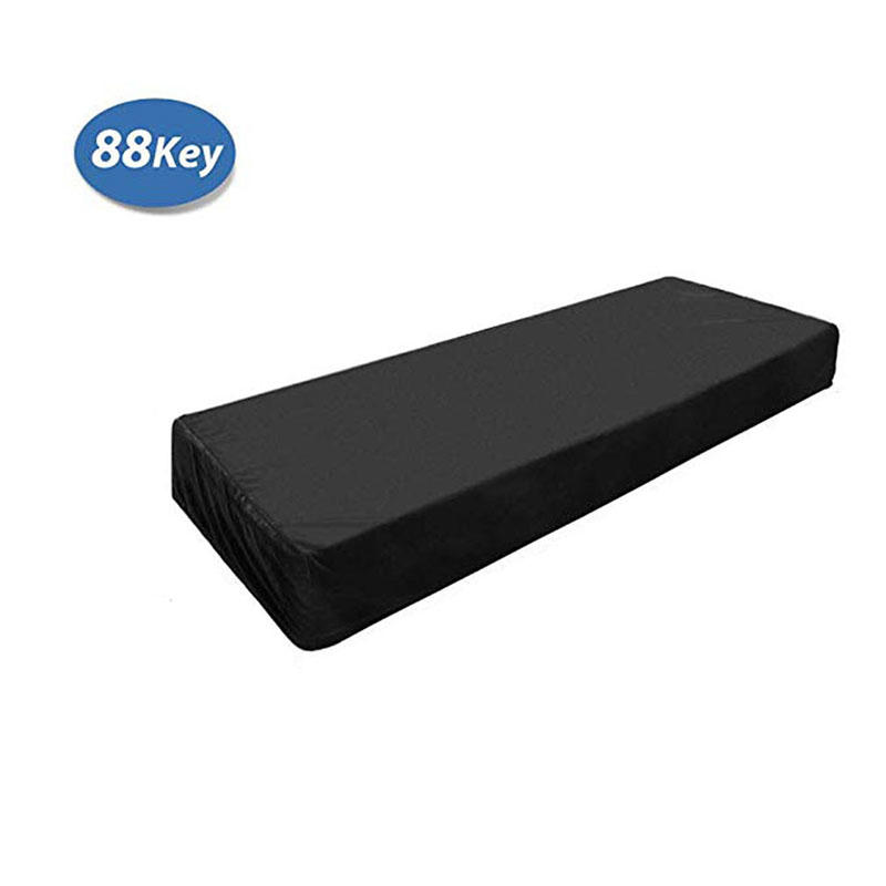 Black Piano Cover Dustproof Keyboard with Shrink Pumping Dust Cover