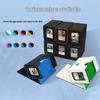 Transformable Dice Tower & Card Storage Box with Window Display for 100+ Double-Sleeved Cards - Ideal for Pokemon, Board Games, and RPGs