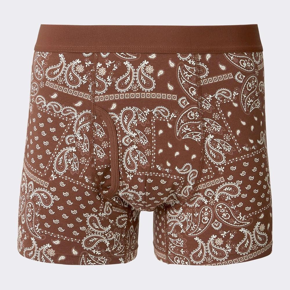 

Боксеры GU by Uniqlo с рисунком пейсли 1 28 DARK ORANGE/S