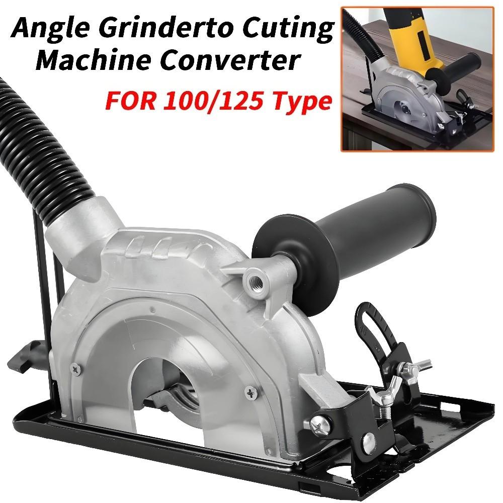 45° Adjustable Angle Grinder Bracket Dust Free Heavy Duty Cutting Machine Bracket Angle Grinder Converter Woodworking Cutting