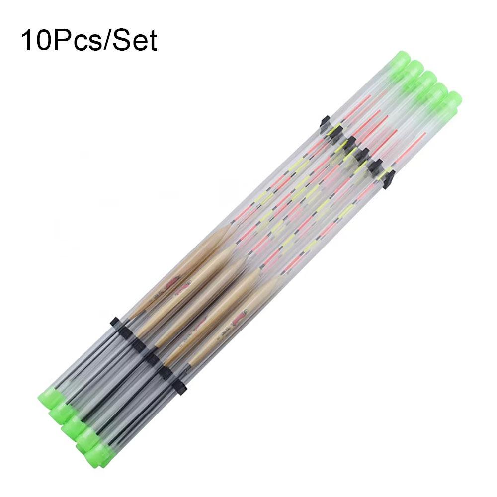 

10Pcs/Set Slip Drift Tube Fishing Float Fishing Tackle Accessory Shallow Water Ice Fishing