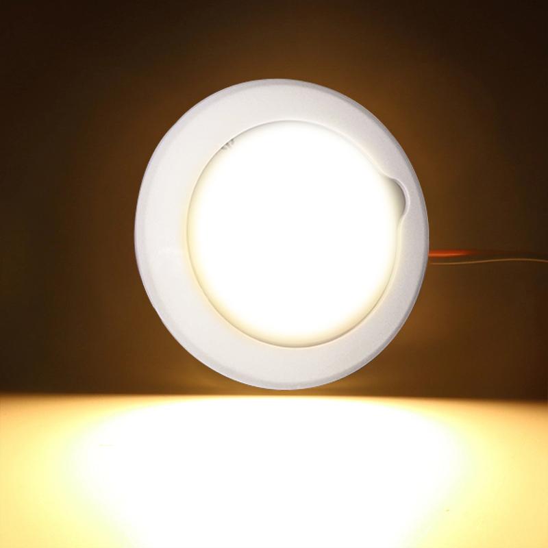 95/150MM RV Trailer Boat Dimmable LED Ceiling Dome Roof Light Interior Down Lamp 9-30V Waterproof RV Lamp Caravan Accessory