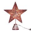 Lightweight Tree Top Star Metal Xmas Tree Decorations Glitter Christmas Star  Home Decor