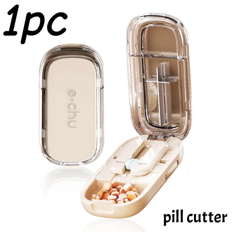Weekly Pill Case Portable 7 Days Medicine Tablet Box Travel Drugs Storage Organizer Vitamin Fish Oil Compartments Packaging Case
