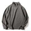 Double-Sided Fleece Turtleneck Base Layer Men's Autumn and Winter Basic Versatile Long-Sleeve T-Shirt Casual Warm Base Layer Thermal Top
