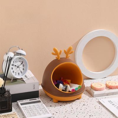 Elegante Aufbewahrungsbox für den Schreibtisch im Hirsch-Design für Büro- oder Schlafzimmerdekoration