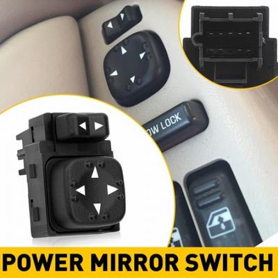 1X Black 9-P Mirror Switch For Chevrolet Car GMC Auto Accessories Perfect Fit