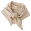 Women's 100% Pure Goat Cashmere Triangle Scarf - Autumn/Winter Knitted Warm Shawl