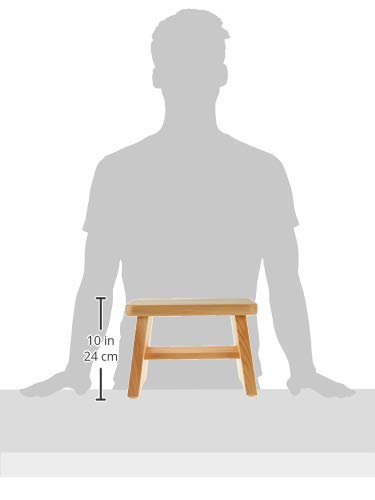 Daiwa Industrial Bath Stool, Wooden Hinoki Cypress, Made in Japan, Mildew-Resistant, Water-Repellent, Regular Size, 21cm, IR-21