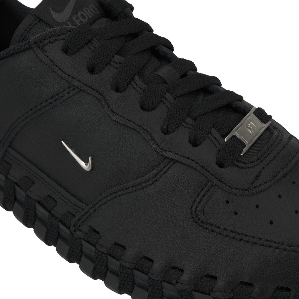 Jacquemus X Nike  J Force 1 Low LX SP Black Women Sneakers Metallic-Silver DR0424-001