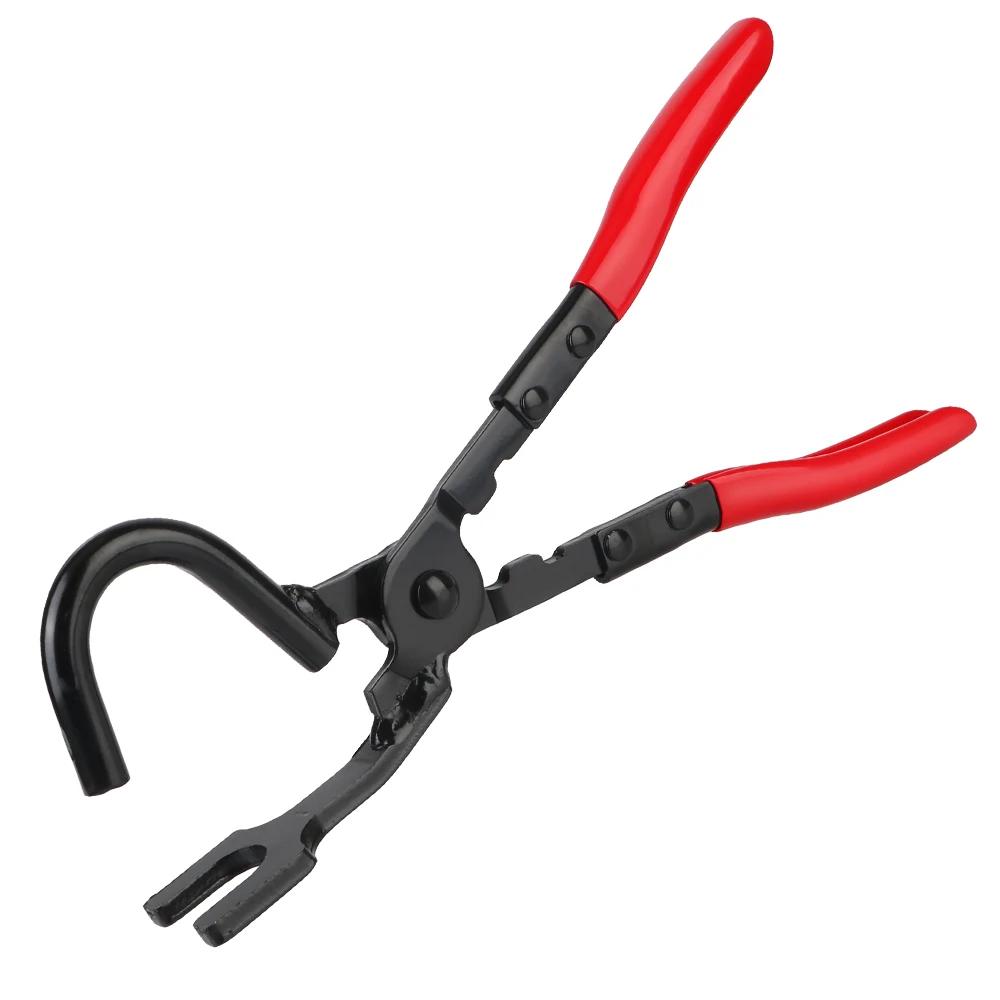 

New Professional Exhaust Hanger Pliers Kit - Rubber Gasket Puller & Heat-Resistant Gripper For Car/Truck/Motorcycle Repair красный