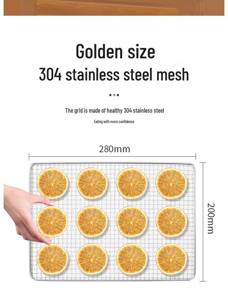 Compact Smart Dehydrator for Vegetables, Fruits, Meat, and Herbs: Multi-functional Household & Commercial Food Dryer