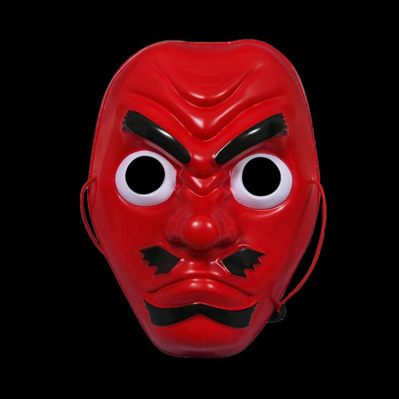 Men's Halloween Fox Mask - Anime Tengu Butterfly Dance Helmet