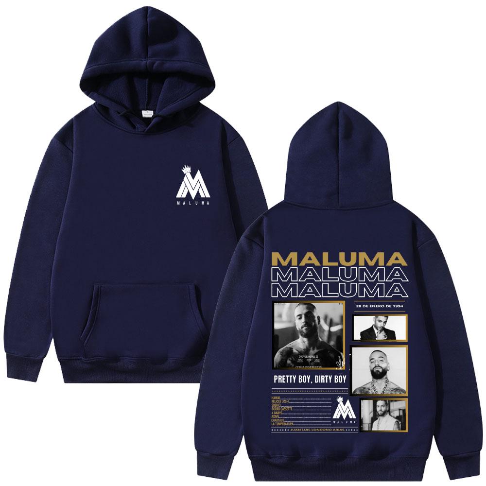 

Singer Maluma Album Cosas Pendientes Pretty Boy Dirty Boy Graphic Hoodie Men Fashion Oversized Hoodies Male Hip Hop Rap Pullover 3XL