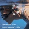 Saina S-B60SProMax IP68 Waterproof Open-Ear Bone Conduction Sports Headphones