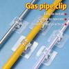 No Drill Curtain Rod Brackets Self-Adhesive Curtain Rod Holder Hook Adjustable Wall Curtain Fixed Clip Hanging Rack