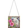 DIY 2D Flache Acryl Diamantmalerei Kits Speziell geformte Diamantkunst Anhänger für Heimdekoration und Geschenk