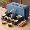 Ceramic Portable Travel Tea Set Household Gifts Business Company High-end Gifts