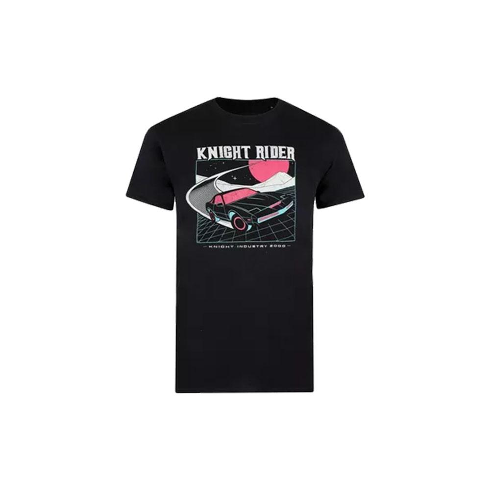 Knight Rider Mens Neon T-Shirt