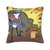 Pillow Cover Mordecai and Rigby  R-Regulars Anime Show Morden Pillow Case For Couch Sofa Bedroom Pillowcases
