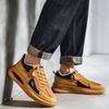 Mode 2025 Frühling Herren Low Top Dicksohlige Freizeitschuhe Color Blocking Design Modetrend Schuhe Bequem Rutschfest Klobige Sneaker