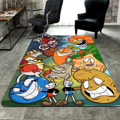 Anime Theme Rug Floor Mat for Living Room or Bedroom Soft and Comfortable Carpet a Gift for Birthday and Holiday.