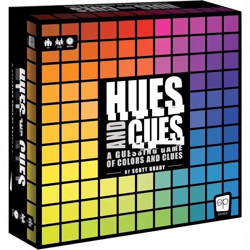 Hues and Cues Настольная игра-угадайка ярких цветов для 3-10 игроков