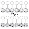 12pcs Disco Ball Keychain Disco Ball Keychains Bulk Disco Ball Key Chain Party Favors for Party Supplies Decorations Mirror Ball Keychain Pendant