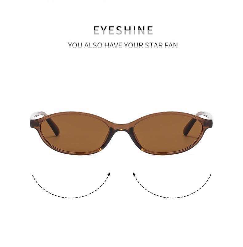 Brytyjskie Retro Owalne Małe Oprawki Okulary Przeciwsłoneczne - Modne Okulary Ochronne Przed Słońcem