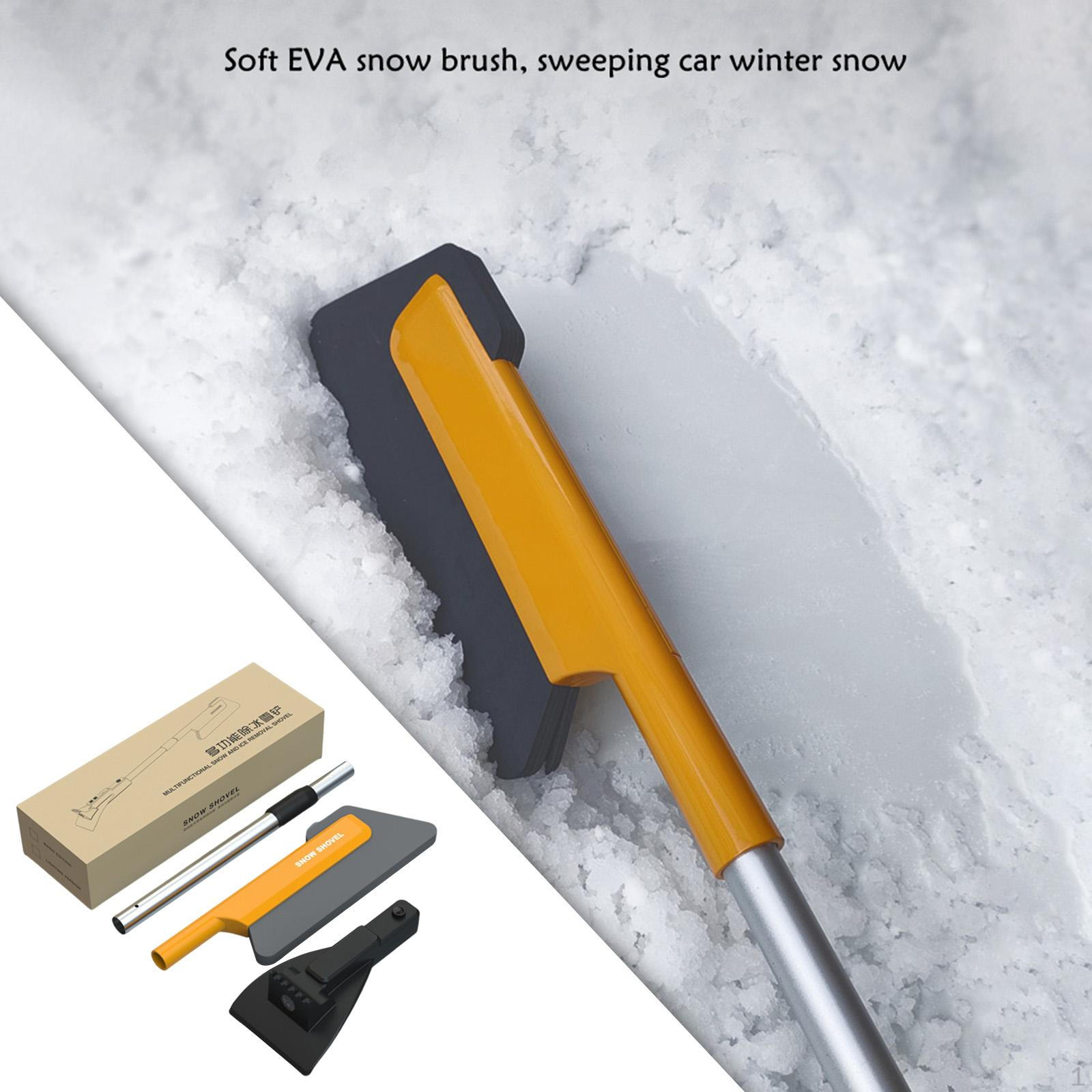 

Scraper Snow Brush Windscreen Extendable EVA SUV No LED Lights