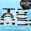 3D Tailgate Ert Letter For 2024 2025 Tacoma Rear Emblem Decals Black US Flag